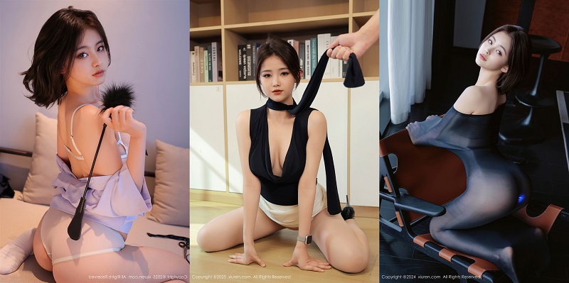 小橘子orange写真首秀来袭：秀人网最火新人模特，性感尺度突破想象
